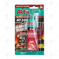 СИЛИКОН ТЕРМО 300°HT300 червен 85gr. AKFIX