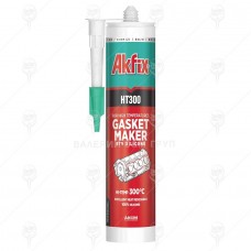 СИЛИКОН ТЕРМО 300°HT300 червен 310ml. AKFIX