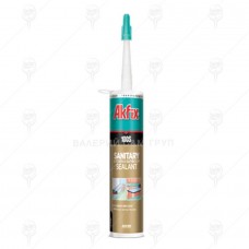 СИЛИКОН ЗА КУХНИ И БАНИ САНИТАРЕН 100S бял 280ml.AKFIX