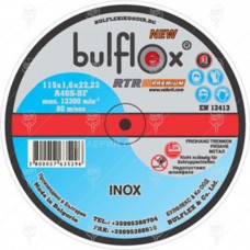 ДИСК ЗА МЕТАЛ 115*1.6 Inox BULFLEX