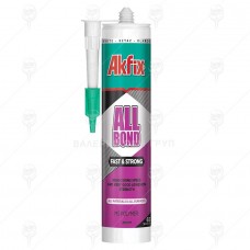 ЛЕПИЛО ХИБРИДНО MS POLUMER - ALLBOND POWER бял 290ml. AKFIX