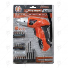 ОТВЕРТКА АКУМУЛАТОРНА 3.6V NI-CD PREMIUM
