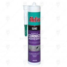 ЛЕПИЛО ЗА КОРНИЗИ 320C 310ml. AKFIX