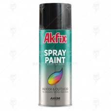 СПРЕЙ АВТО ЧЕРЕН ГЛАНЦ 400ml RAL9005 AKFIX