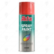 СПРЕЙ АВТО МАШИНЕН ЧЕРВЕН ГЛАНЦ 400ml RAL3002 AKFIX